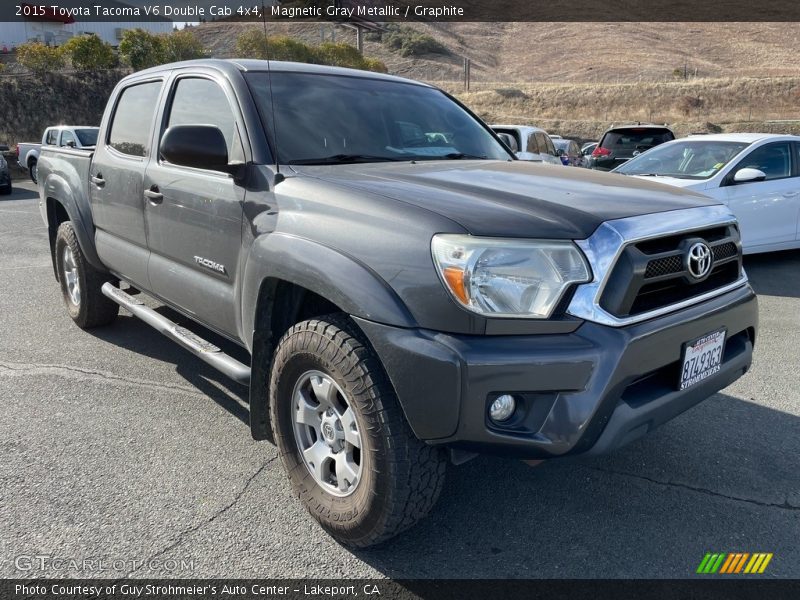 Magnetic Gray Metallic / Graphite 2015 Toyota Tacoma V6 Double Cab 4x4