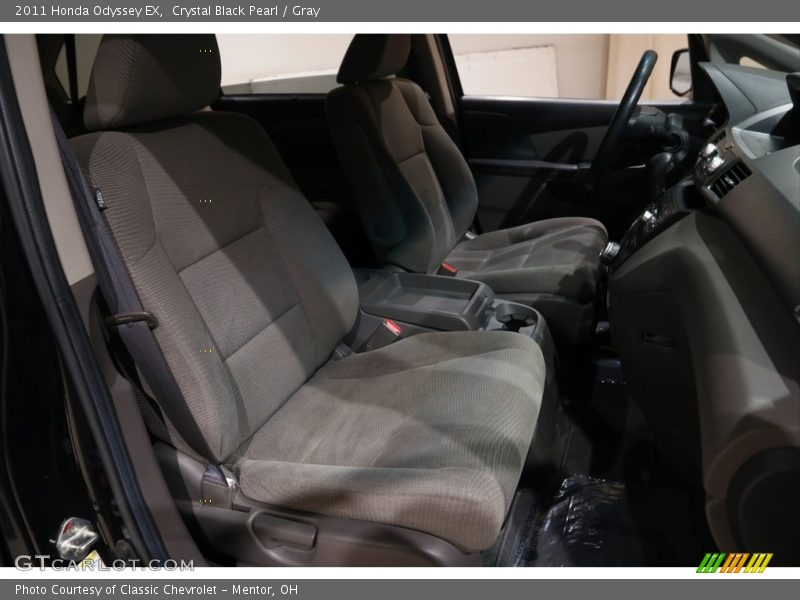 Crystal Black Pearl / Gray 2011 Honda Odyssey EX