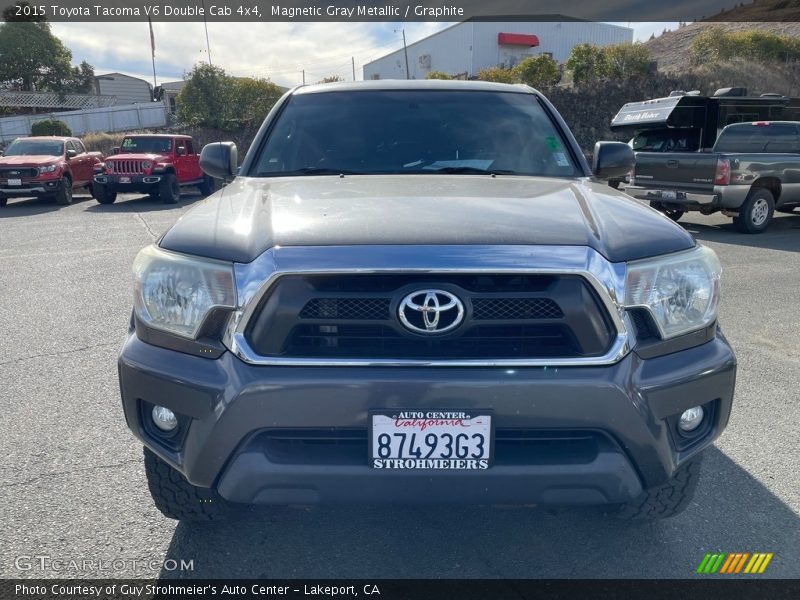 Magnetic Gray Metallic / Graphite 2015 Toyota Tacoma V6 Double Cab 4x4