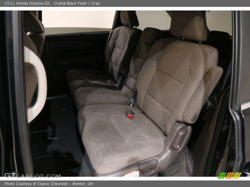 Crystal Black Pearl / Gray 2011 Honda Odyssey EX