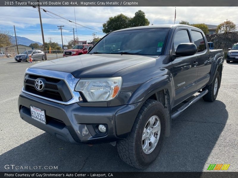 Magnetic Gray Metallic / Graphite 2015 Toyota Tacoma V6 Double Cab 4x4