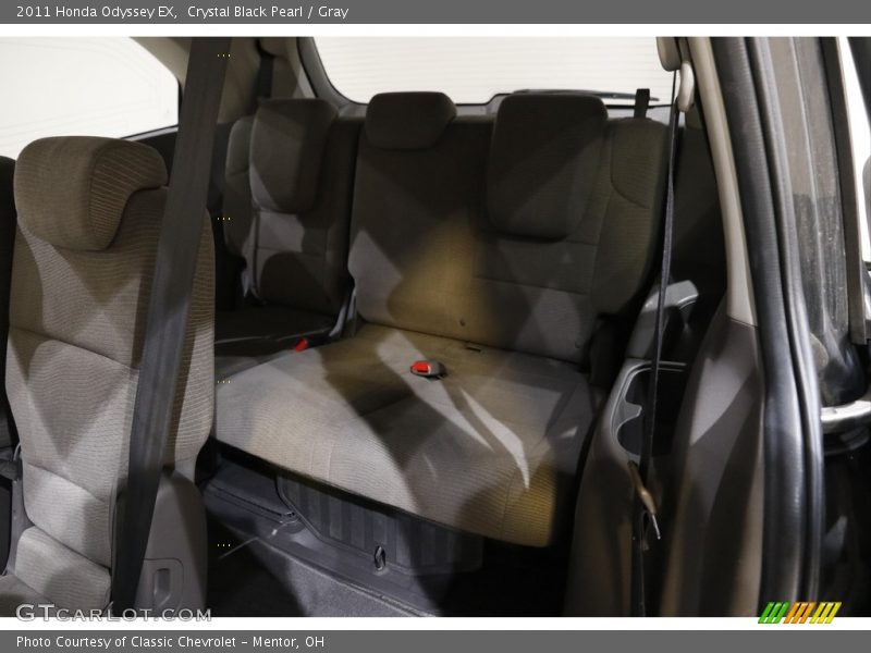 Crystal Black Pearl / Gray 2011 Honda Odyssey EX