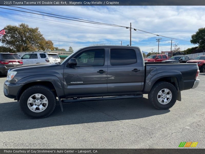 Magnetic Gray Metallic / Graphite 2015 Toyota Tacoma V6 Double Cab 4x4