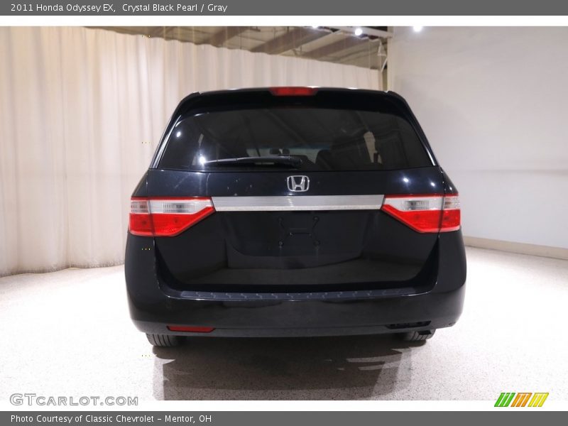 Crystal Black Pearl / Gray 2011 Honda Odyssey EX