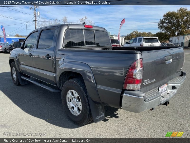 Magnetic Gray Metallic / Graphite 2015 Toyota Tacoma V6 Double Cab 4x4
