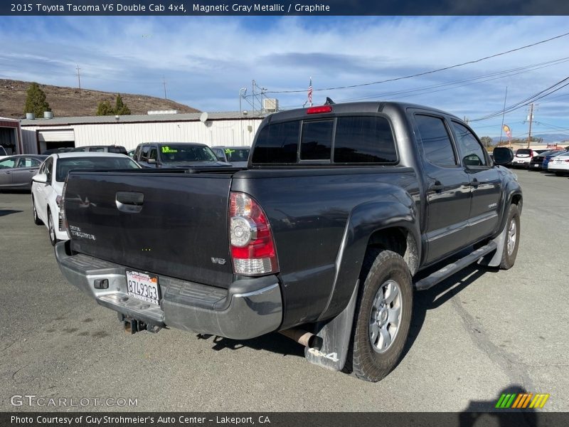 Magnetic Gray Metallic / Graphite 2015 Toyota Tacoma V6 Double Cab 4x4