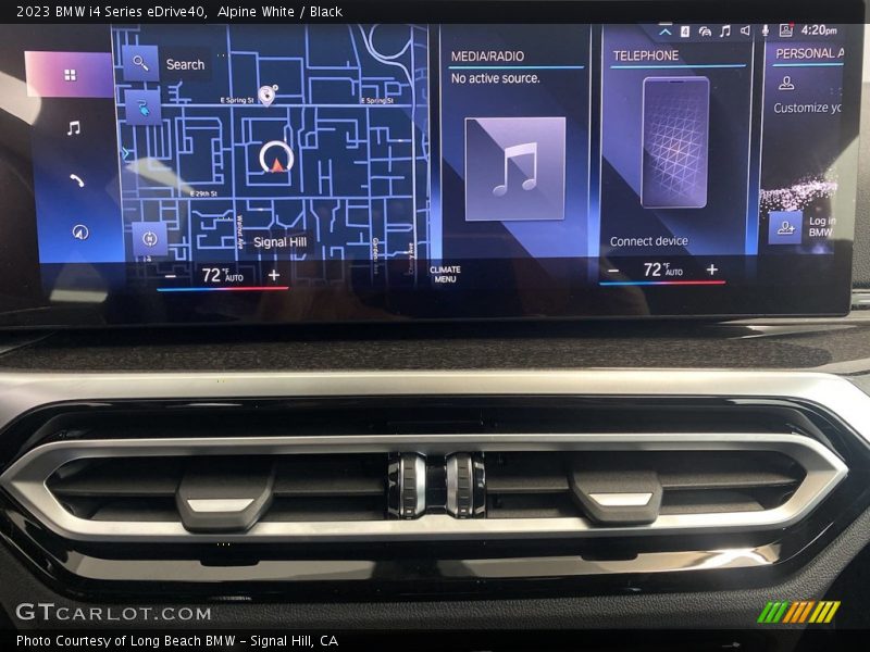 Navigation of 2023 i4 Series eDrive40