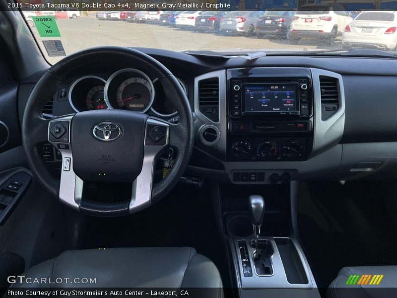 Magnetic Gray Metallic / Graphite 2015 Toyota Tacoma V6 Double Cab 4x4
