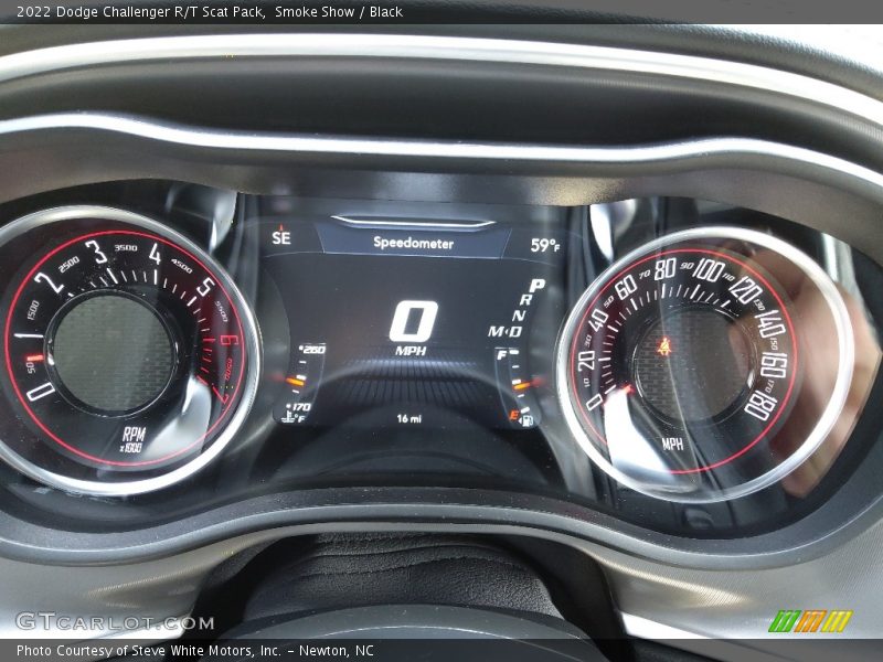 Smoke Show / Black 2022 Dodge Challenger R/T Scat Pack