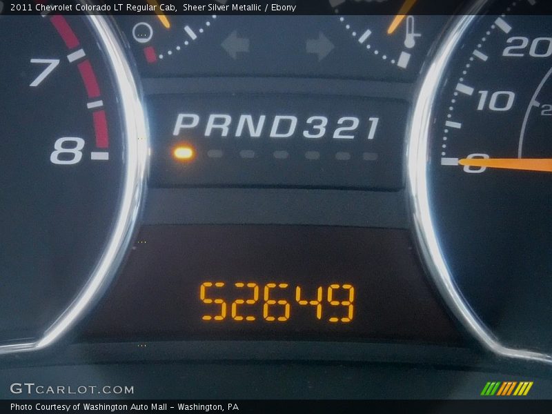 Sheer Silver Metallic / Ebony 2011 Chevrolet Colorado LT Regular Cab