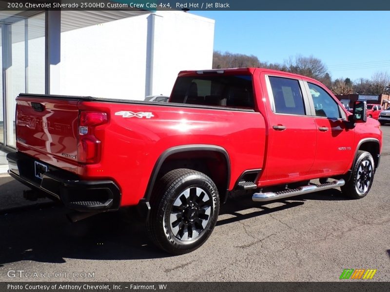 Red Hot / Jet Black 2020 Chevrolet Silverado 2500HD Custom Crew Cab 4x4