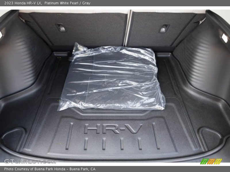 Platinum White Pearl / Gray 2023 Honda HR-V LX