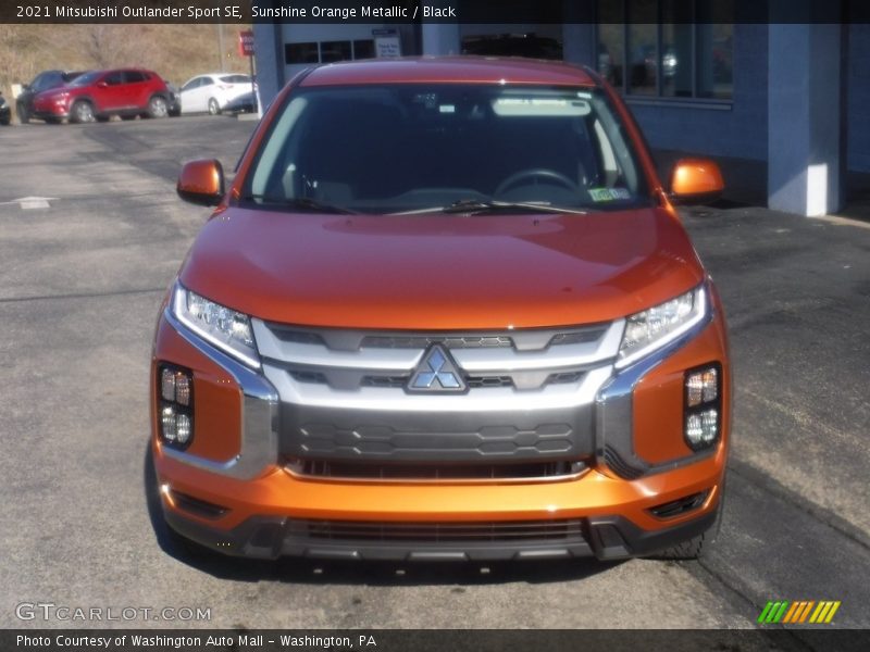 Sunshine Orange Metallic / Black 2021 Mitsubishi Outlander Sport SE