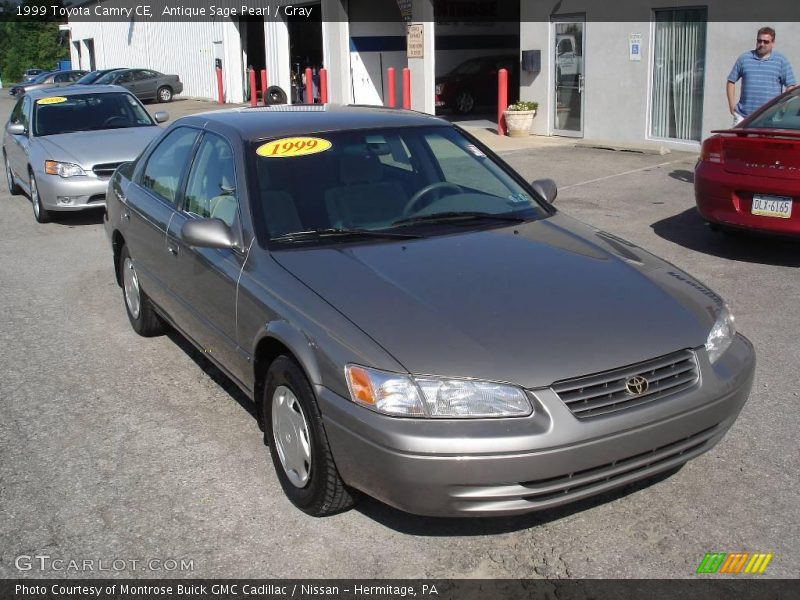 Antique Sage Pearl / Gray 1999 Toyota Camry CE