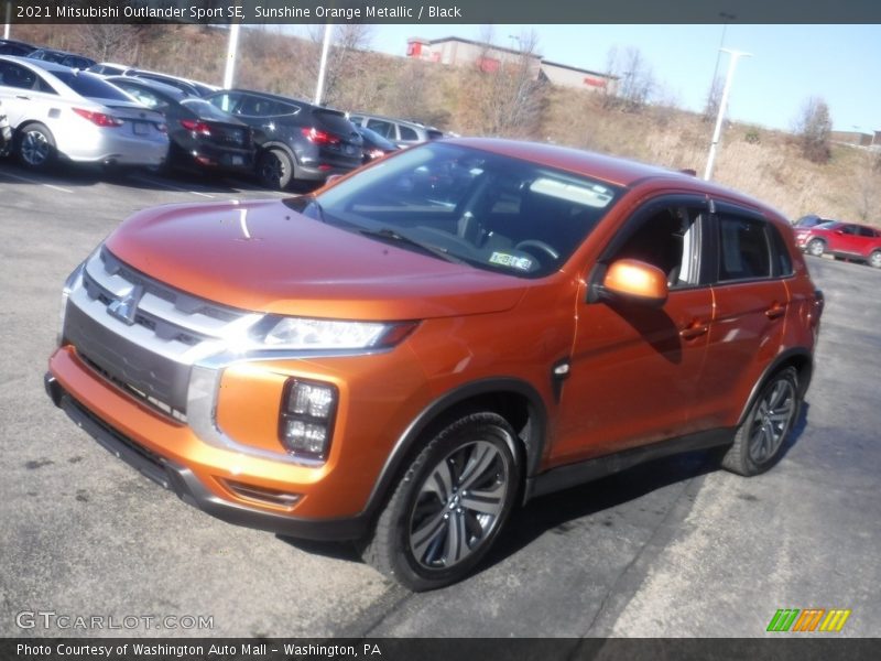 Sunshine Orange Metallic / Black 2021 Mitsubishi Outlander Sport SE