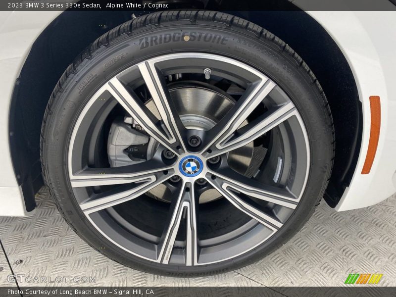 Alpine White / Cognac 2023 BMW 3 Series 330e Sedan