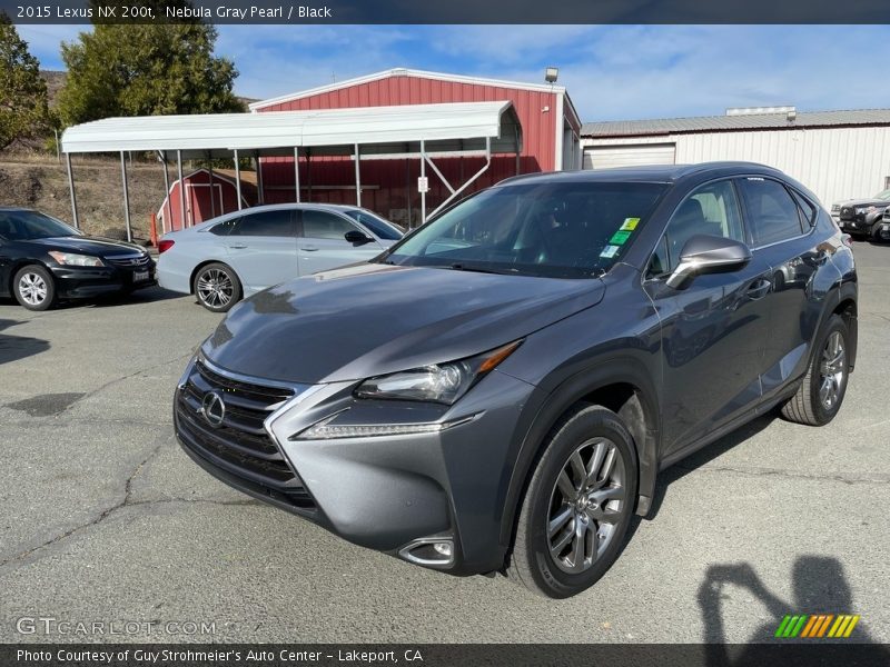Nebula Gray Pearl / Black 2015 Lexus NX 200t