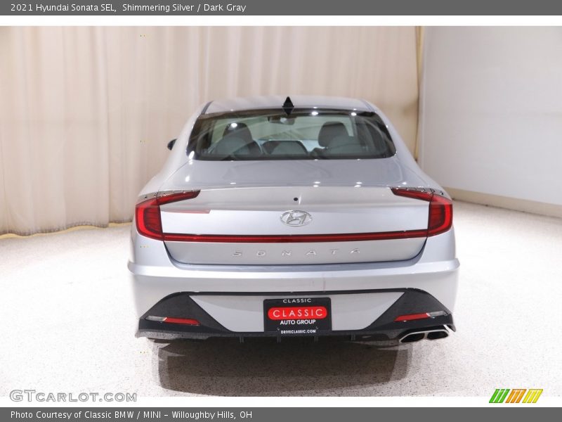 Shimmering Silver / Dark Gray 2021 Hyundai Sonata SEL