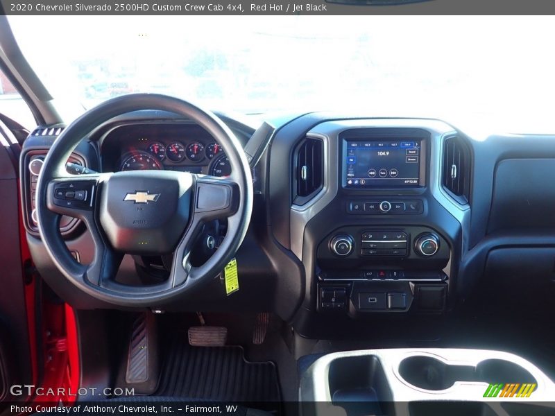 Red Hot / Jet Black 2020 Chevrolet Silverado 2500HD Custom Crew Cab 4x4