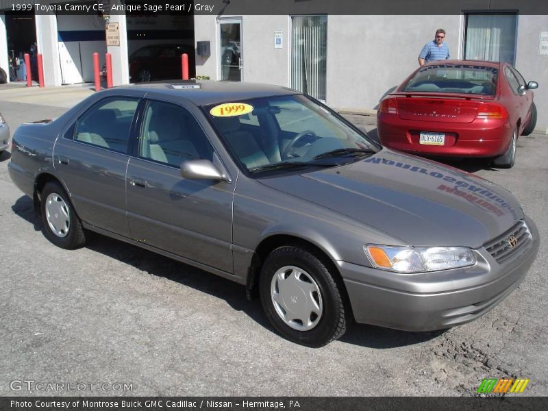 Antique Sage Pearl / Gray 1999 Toyota Camry CE