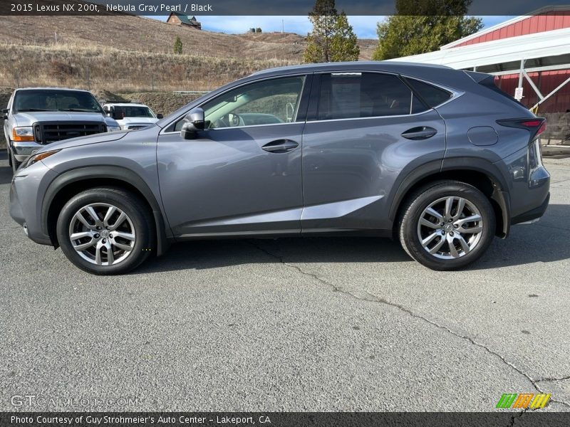 Nebula Gray Pearl / Black 2015 Lexus NX 200t