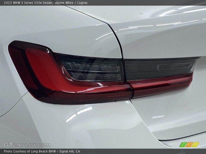 Alpine White / Cognac 2023 BMW 3 Series 330e Sedan