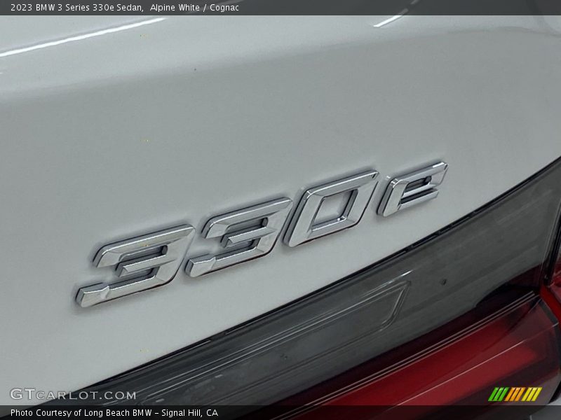 Alpine White / Cognac 2023 BMW 3 Series 330e Sedan