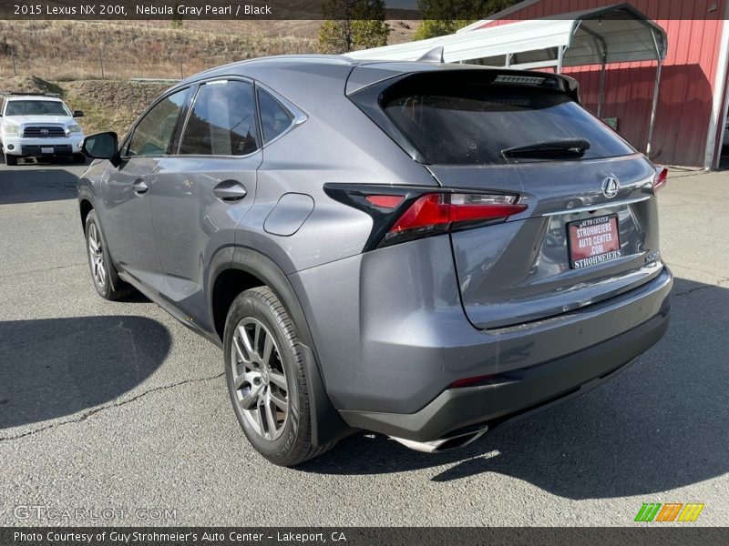 Nebula Gray Pearl / Black 2015 Lexus NX 200t