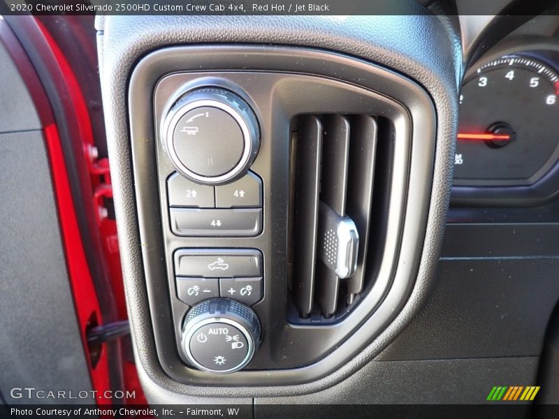 Red Hot / Jet Black 2020 Chevrolet Silverado 2500HD Custom Crew Cab 4x4