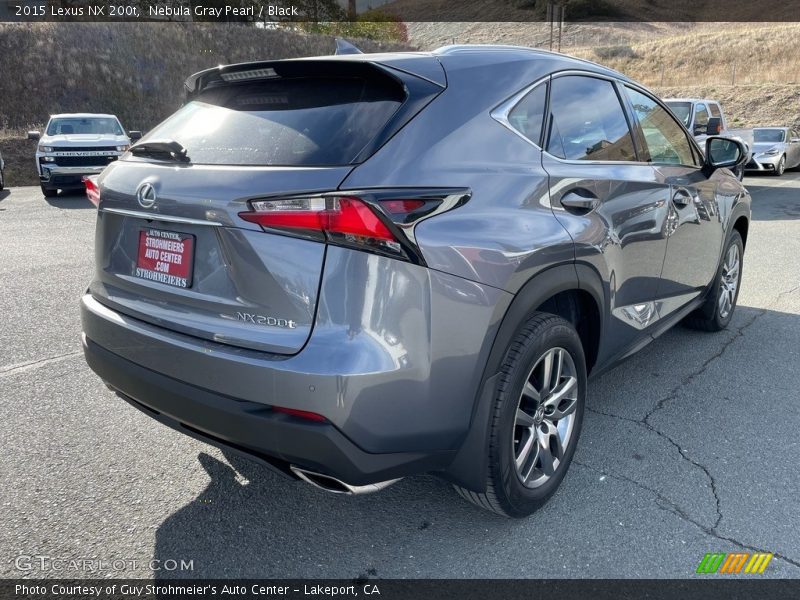 Nebula Gray Pearl / Black 2015 Lexus NX 200t