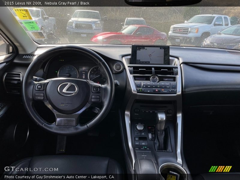 Nebula Gray Pearl / Black 2015 Lexus NX 200t