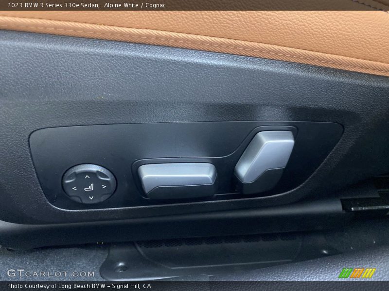 Alpine White / Cognac 2023 BMW 3 Series 330e Sedan