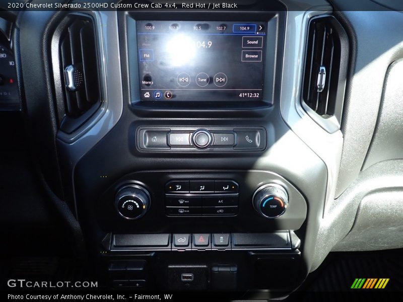 Red Hot / Jet Black 2020 Chevrolet Silverado 2500HD Custom Crew Cab 4x4