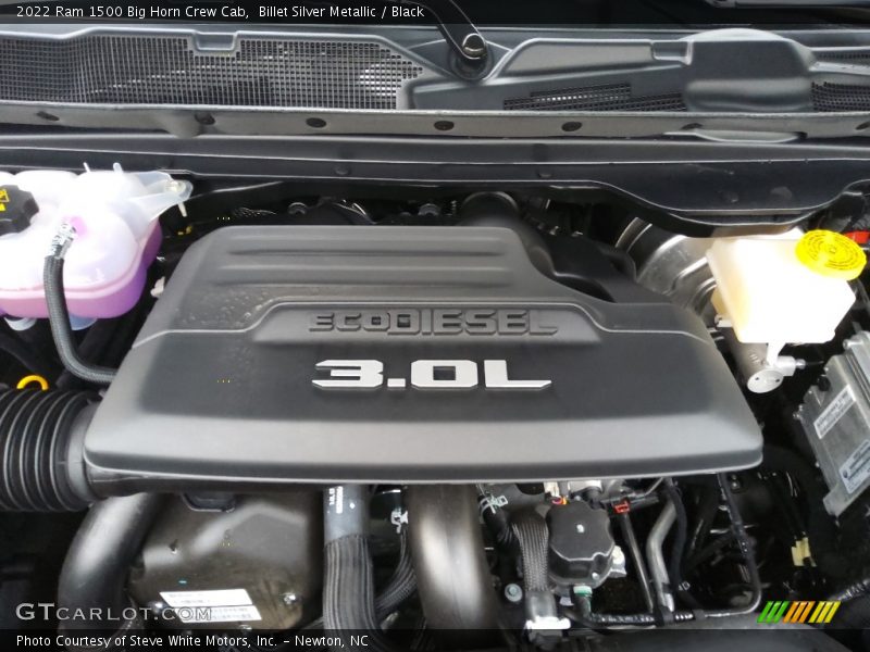 Billet Silver Metallic / Black 2022 Ram 1500 Big Horn Crew Cab