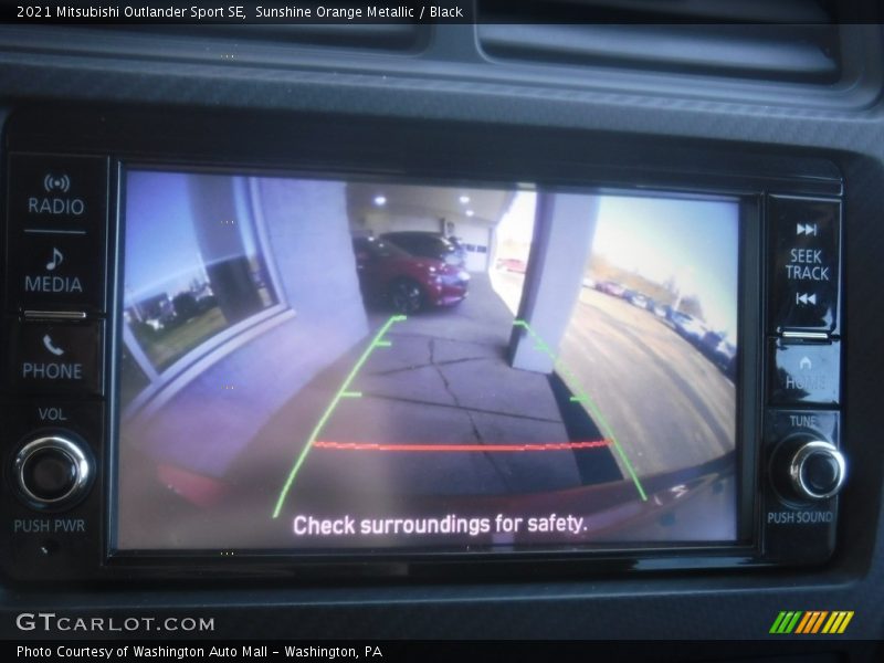 Sunshine Orange Metallic / Black 2021 Mitsubishi Outlander Sport SE
