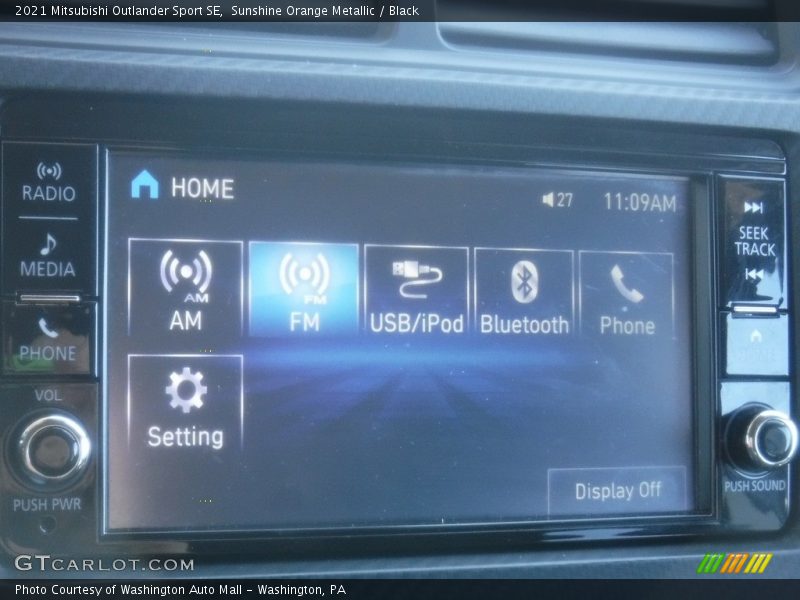 Sunshine Orange Metallic / Black 2021 Mitsubishi Outlander Sport SE