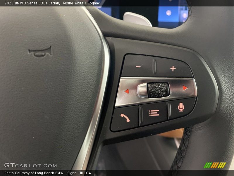 Alpine White / Cognac 2023 BMW 3 Series 330e Sedan