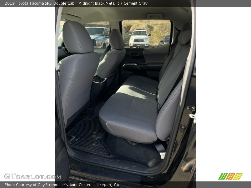 Rear Seat of 2019 Tacoma SR5 Double Cab