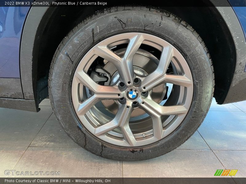Phytonic Blue / Canberra Beige 2022 BMW X3 xDrive30i