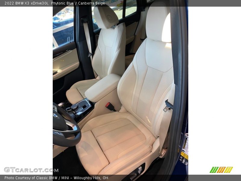 Phytonic Blue / Canberra Beige 2022 BMW X3 xDrive30i