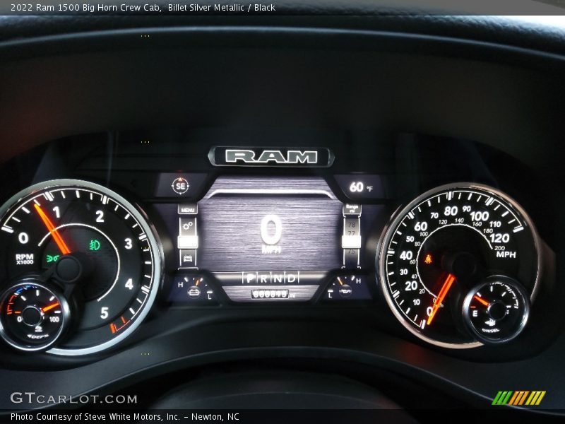 Billet Silver Metallic / Black 2022 Ram 1500 Big Horn Crew Cab