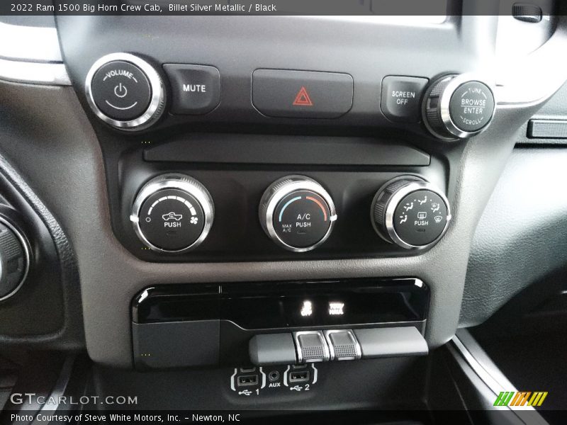 Billet Silver Metallic / Black 2022 Ram 1500 Big Horn Crew Cab