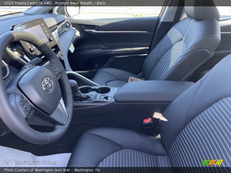 Midnight Black Metallic / Black 2023 Toyota Camry SE AWD