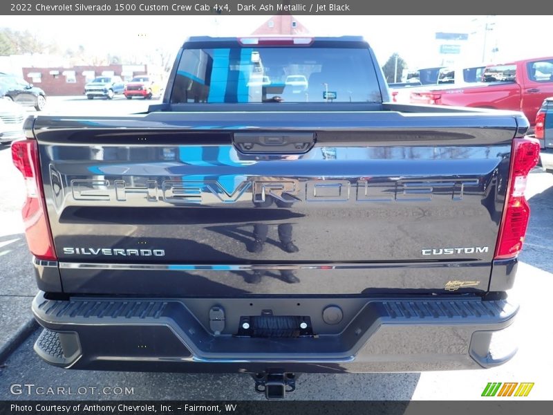 Dark Ash Metallic / Jet Black 2022 Chevrolet Silverado 1500 Custom Crew Cab 4x4