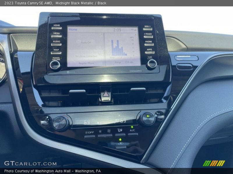 Midnight Black Metallic / Black 2023 Toyota Camry SE AWD