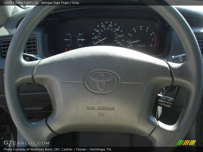 Antique Sage Pearl / Gray 1999 Toyota Camry CE