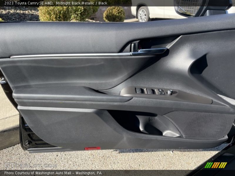 Midnight Black Metallic / Black 2023 Toyota Camry SE AWD
