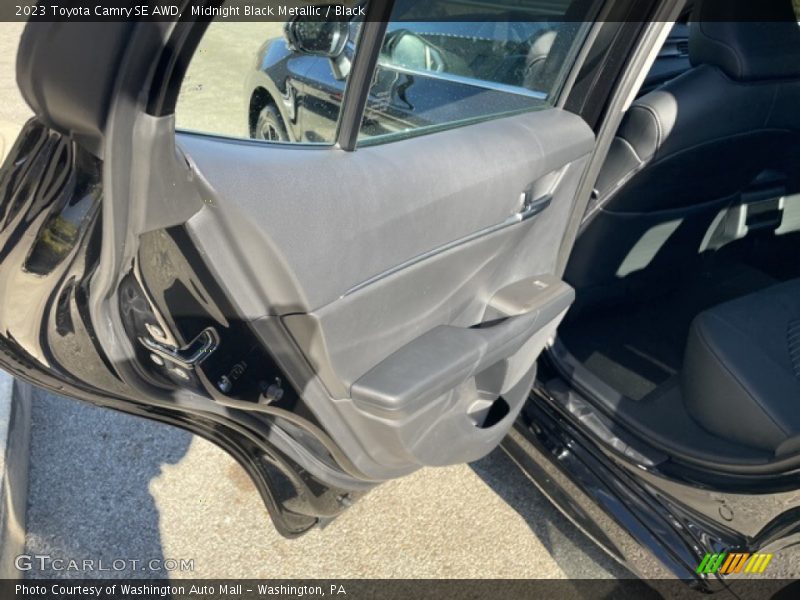 Midnight Black Metallic / Black 2023 Toyota Camry SE AWD