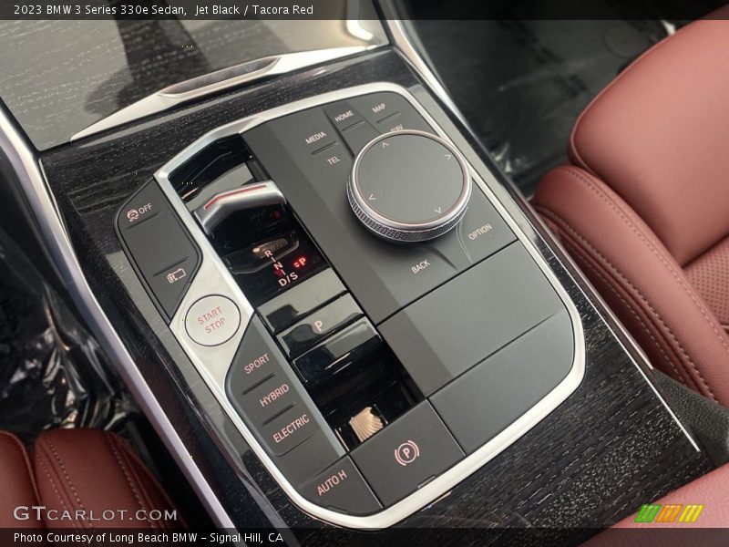 Jet Black / Tacora Red 2023 BMW 3 Series 330e Sedan