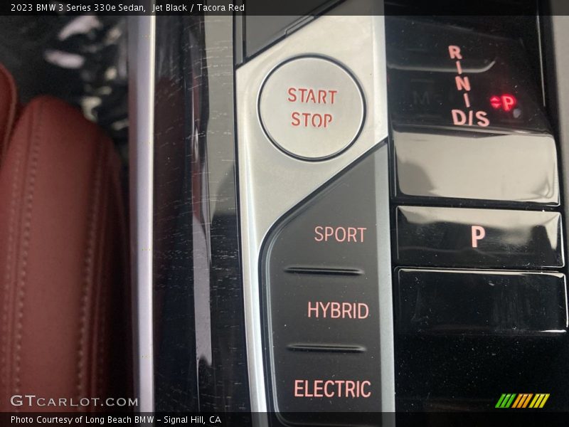 Jet Black / Tacora Red 2023 BMW 3 Series 330e Sedan